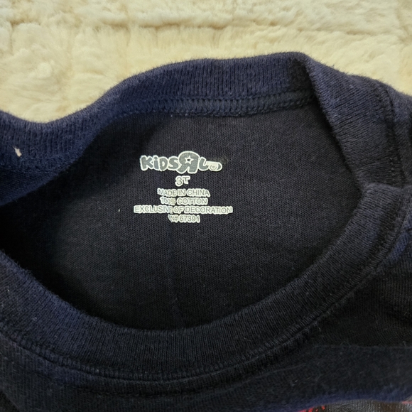 Kids r Us Stylish Kids 3t Long Sleeve Fox Graphic Tee - Black - Picture 3 of 4